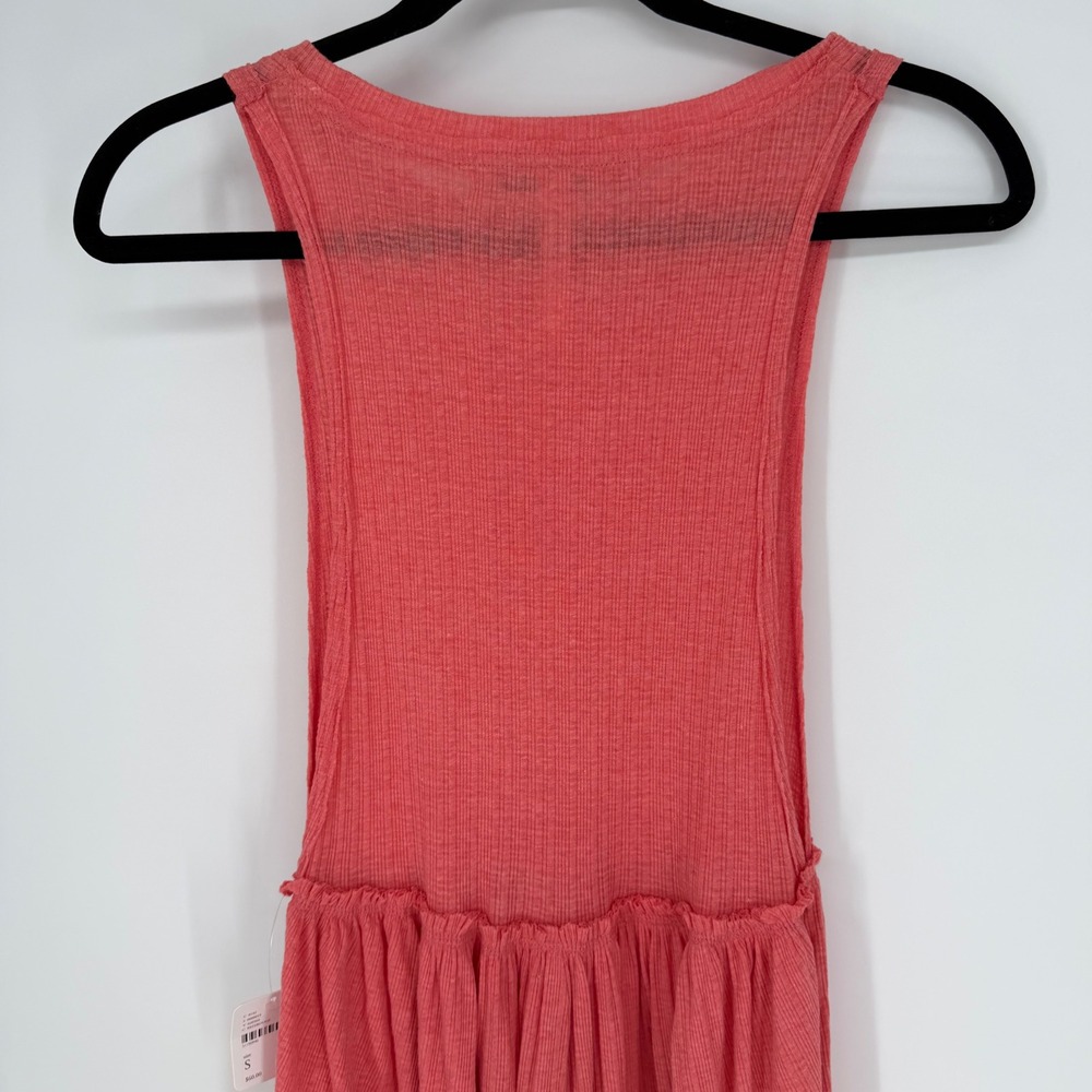 FREE PEOPLE BEACH BRB TEXTURED TUNIC MINI DRESS NWT AIRY LIGHTWEIGHT VACATION - Picture 7 of 9